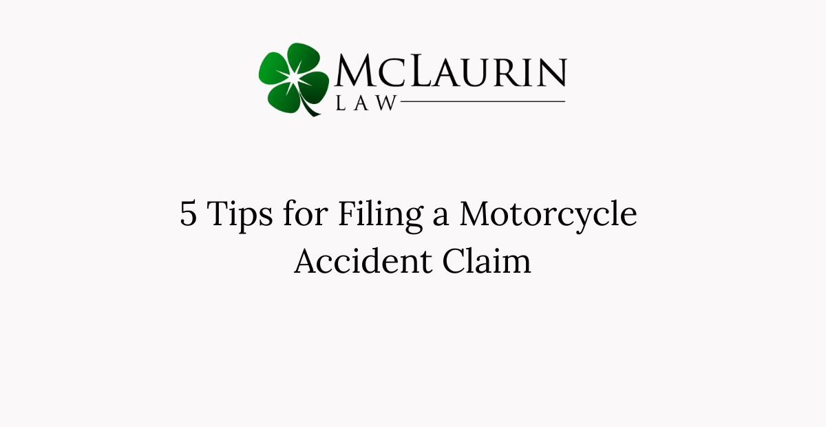 5 Tips for Filing a Motorcycle Accident Claim