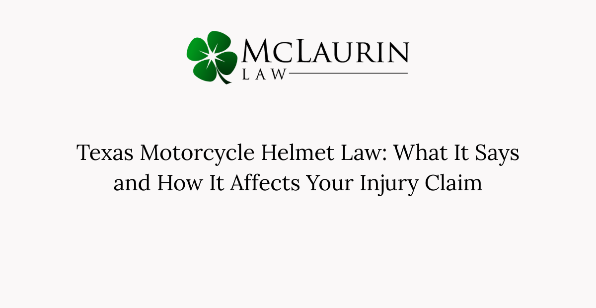 Texas Motorcycle Helmet Law