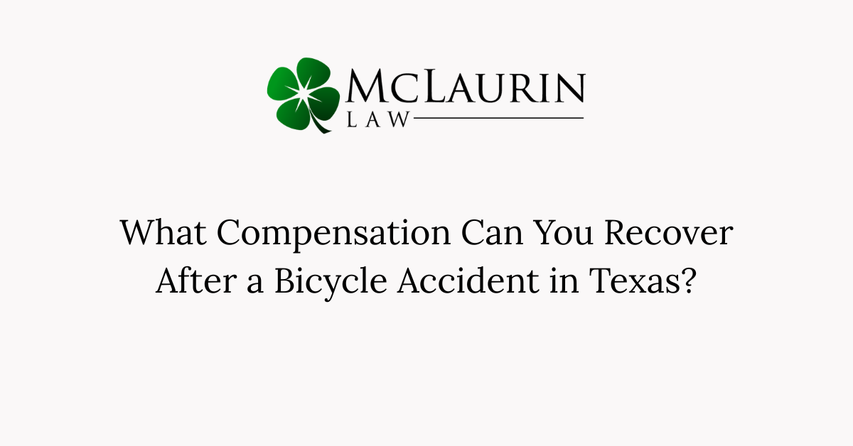 Bicycle accident compensation in Texas
