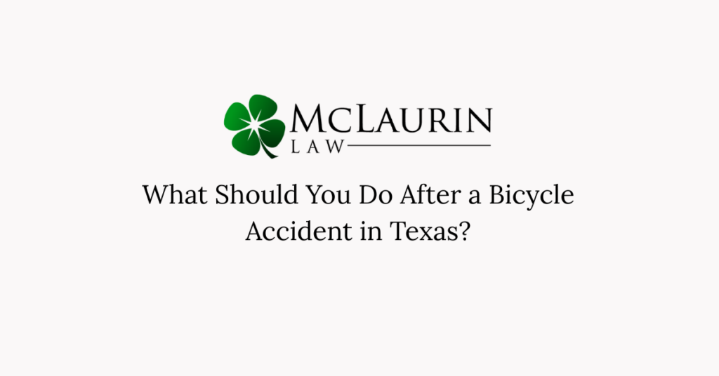 What Should You Do After a Bicycle Accident in Texas